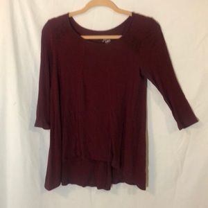 3/4 sleeve flowy top